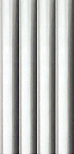 Cards Galore Online 8m Metallic Foil Effect Gift Wrapping Paper - 4 x 2m Roll's - Plain Silver