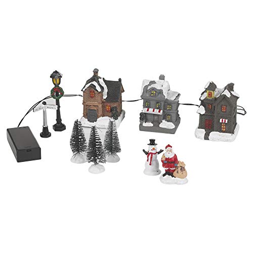 LED Christmas Town Village Decoration Set