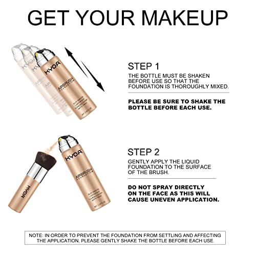 Ownest Beauty KYDA AirBrush Foundation Spray - #220 Natural Beige