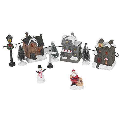 LED Christmas Town Village Decoration Set