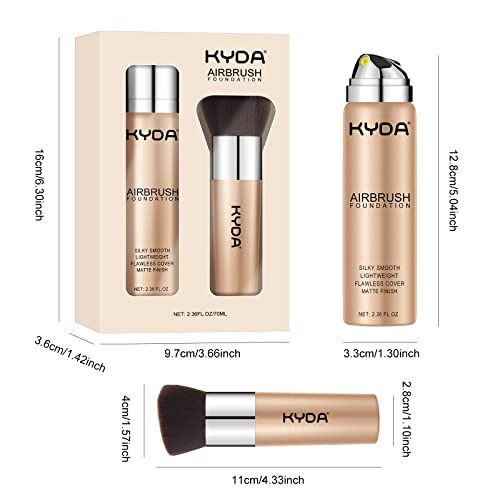 Ownest Beauty KYDA AirBrush Foundation Spray - #220 Natural Beige