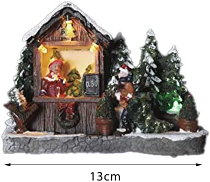 Animated Musical Christmas Village Scene - Bread & Roll Shop