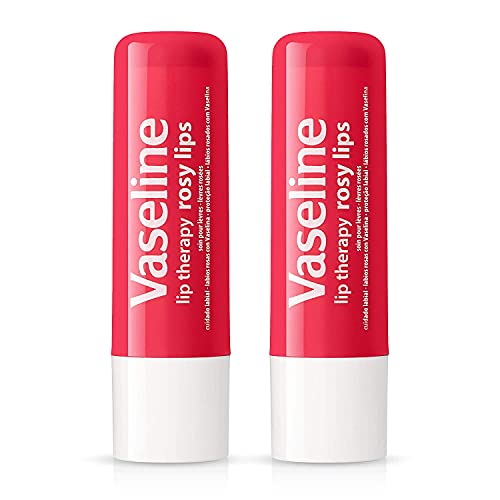 2 PACK Vaseline Lip Therapy Stick Rosy Lips | Intensive Lip Repair Treatment