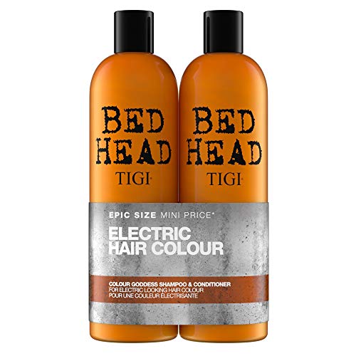 Bed Head by TIGI | Colour Goddess Shampoo and Conditioner Set | Professional Hair Treatment For Coloured Hair | Nourishing And Moisturising | 2x750ml