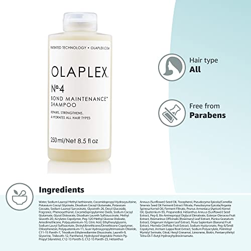 OLAPLEX No.4 Bond Maintenance Shampoo, 250 ml (Pack of 1)