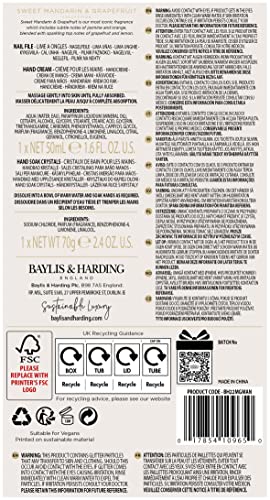 Baylis & Harding Sweet Mandarin & Grapefruit Ultimate Hand Care Gift Set - Vegan Friendly