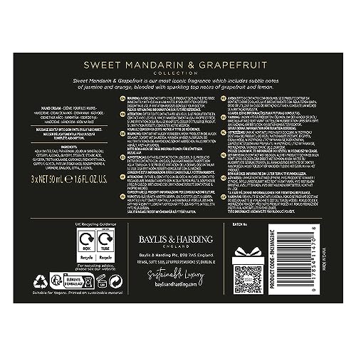 Festive Baylis & Harding Hand Cream Set: Mandarin & Grapefruit