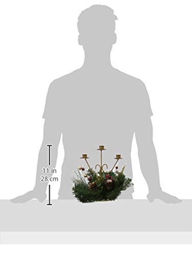 Christmas Triple Tape Candle Holder Table Decoration