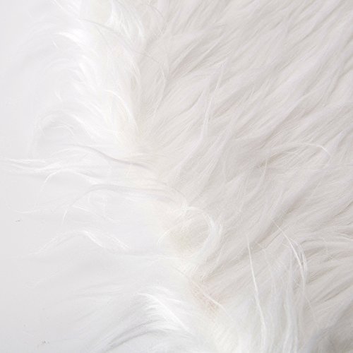 Faux Fur Christmas Tree Skirt - Snow White (78CM)