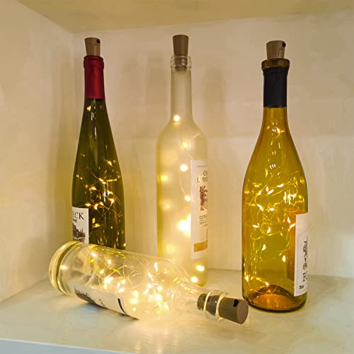 Etinga 10 Pack Wine Bottle Lights - Christmas Party Decor