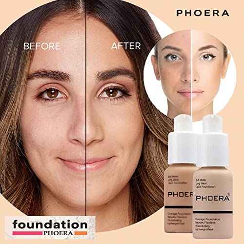 The Ultimate Christmas Makeup Set - Phoera Full Coverage