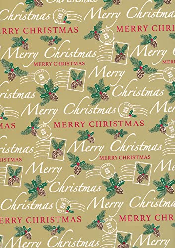 Traditional Tartan Christmas Gift Wrapping Paper - 20M