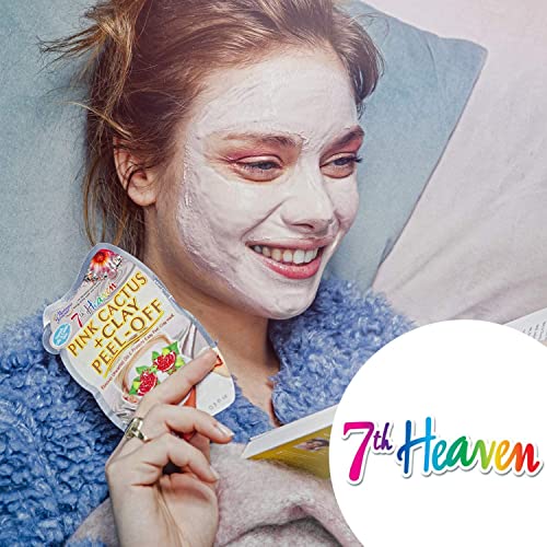  7th Heaven 'Pamper and Party' Face Mask Gift Set - 10 Moisturising and Cleansing Beauty Skin Care Masks, Silver Cosmetic Bag and Soft Cleansing Face Cloth