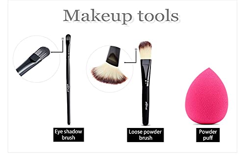 Makeup Gift Set Complete Starter Makeup Kit Lip Gloss Concealer Eyeshadow Palette Highly Pigmented for Teenage Girls & Adults