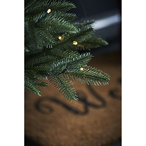 Pre-Lit Alaskan Fir Christmas Tree, 150 Warm White LEDs