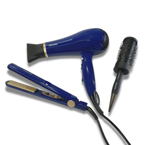Nicky Clarke Hair Dryer and Straightener Gift Set with Brush