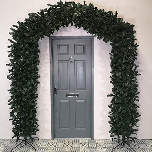 8ft Tall Christmas Tree Arch - Green