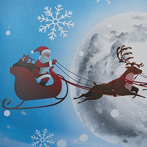 Santa Glow-In-The-Dark Christmas Duvet Set - Double Bed