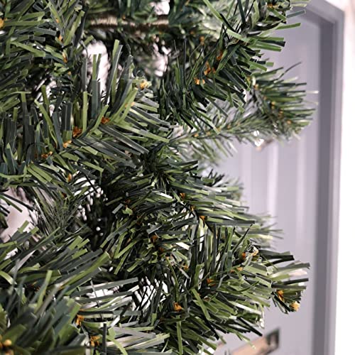8ft Tall Christmas Tree Arch - Green