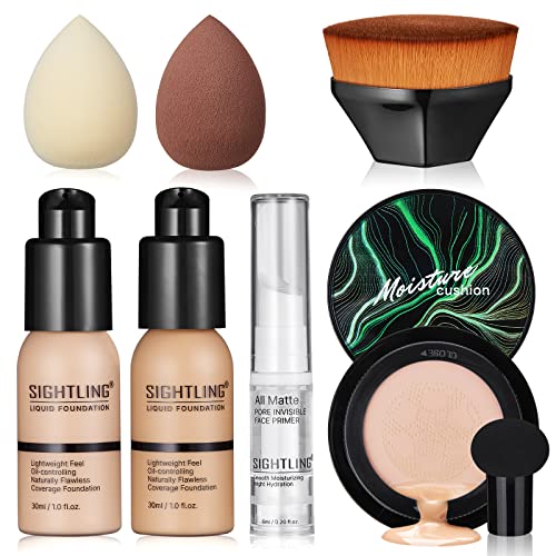 Christmas Makeup Bundle: Foundation, Concealer, Primer, CC Cream