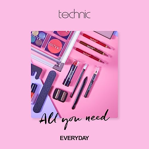Technic 36 Pcs Clear Carry & Storage Train Case Including Beauty Makeup Cosmetics & Tools