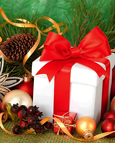 Christmas Red Satin Ribbon for Festive Occasions