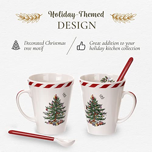 Christmas Tree Peppermint Mug Set - 2 Spode