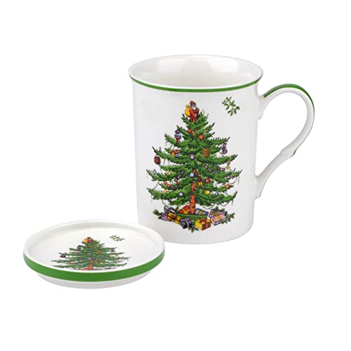 Spode Official Licensed Christmas Tree Mugs & Coaster