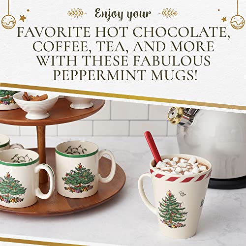 Christmas Tree Peppermint Mug Set - 2 Spode
