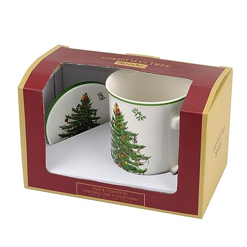Spode Official Licensed Christmas Tree Mugs & Coaster