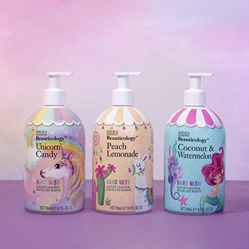 Baylis & Harding Beauticology Coconut & Watermelon Hand Wash 500ml, (Pack of 3) - Vegan Friendly