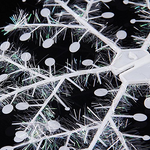JH New Classic White Snowflake Ornaments Christmas Holiday Party Home D??cor