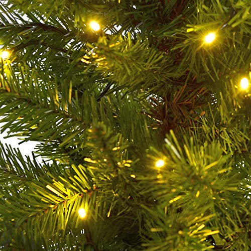 Set of 2 Light Up Prelit Artificial Pine Indoor/Outdoor Pathway Christmas Trees