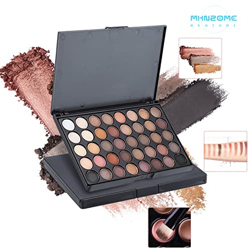Professional Makeup Set,MKNZOME Cosmetic Starter Kit With Gift Box Portable Travel Make Up Palette Birthday Xmas Gift Set Full Sizes Eyeshadow Face Powder Lip Gloss for Teenage & Adults