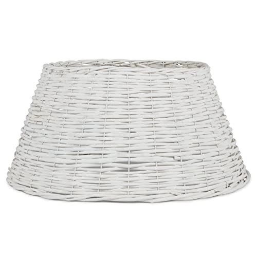 Natural Willow Christmas Tree Skirt - Hidden Storage