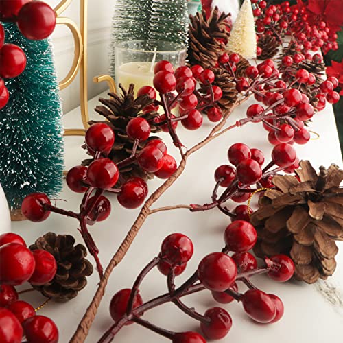 Red Berry Christmas Garland for Festive Decor