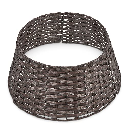 Christmas Tree Skirt - Wicker Rattan Cover
