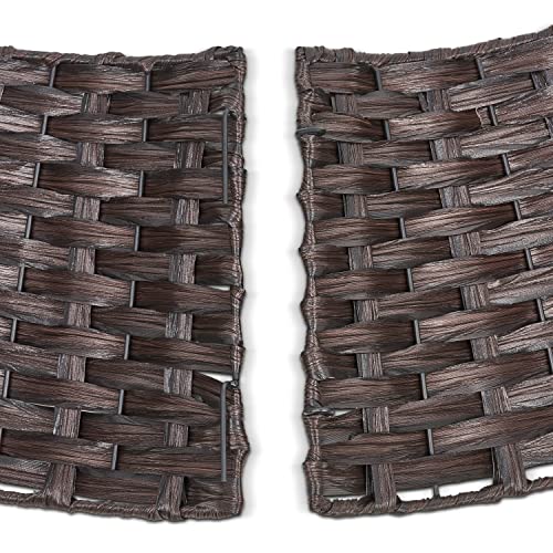 Christmas Tree Skirt - Wicker Rattan Cover