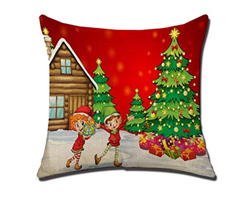 Christmas Red Snowman Pillowcase - Holiday Gift