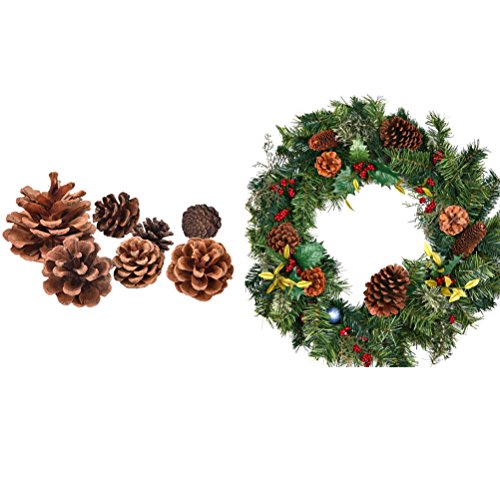Christmas Pine Cones: 30 Ornaments for Xmas Tree