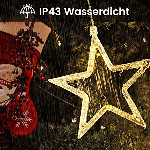 138-LED Starry Christmas Fairy Lights with Remote Control