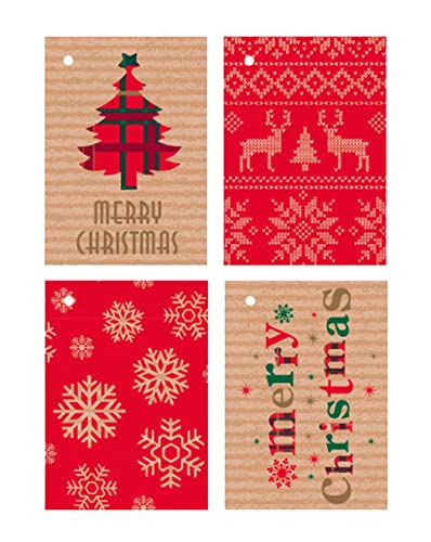 Traditional Tartan Reindeer Wrapping Paper Set - 4x4M