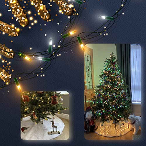 Delka Faux Fur White Christmas Tree Skirt