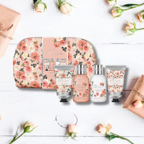 Peach, Peony & Jasmine Luxury Wash Bag Gift Set