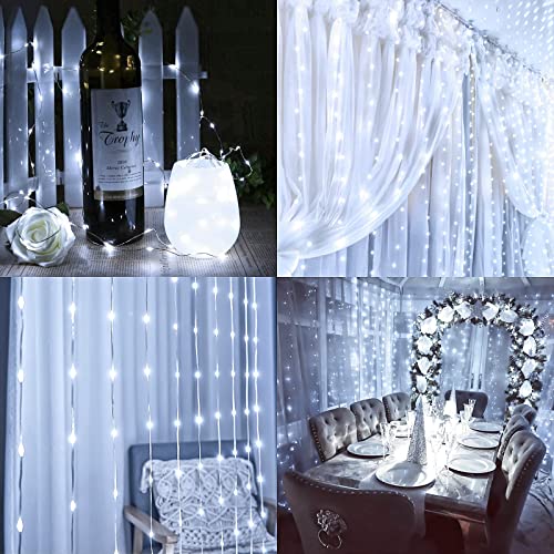Christmas Curtain Fairy Lights with Remote Control