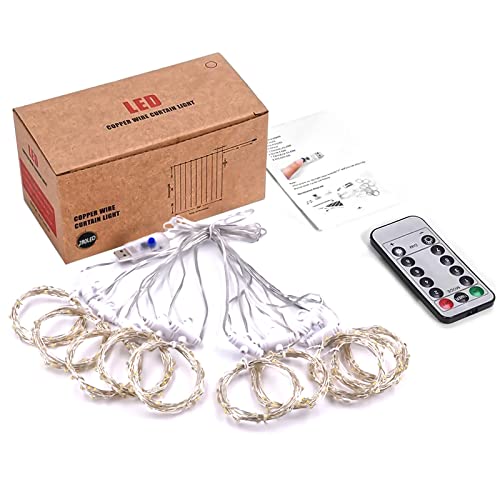 Christmas Curtain Fairy Lights with Remote Control