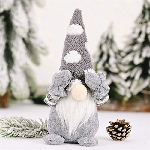 Santa Claus Plush Gnome Doll - Festive Christmas Decoration