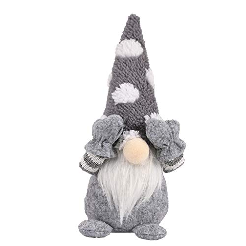 Santa Claus Plush Gnome Doll - Festive Christmas Decoration