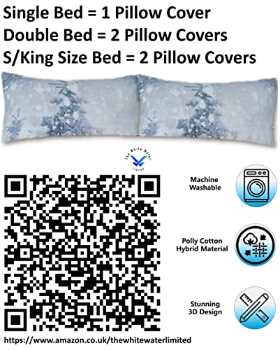 Festive Father Santa 3-Piece Christmas Bedding Set - Double