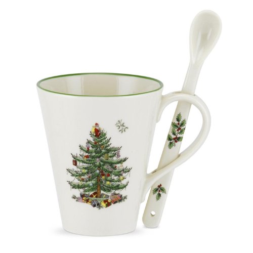 Christmas Tree Mug and Spoon Set - 0.4L